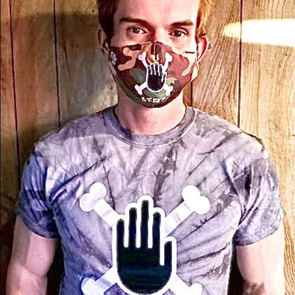 6’ FEET Hand And Cross Bones Tee - Shirt